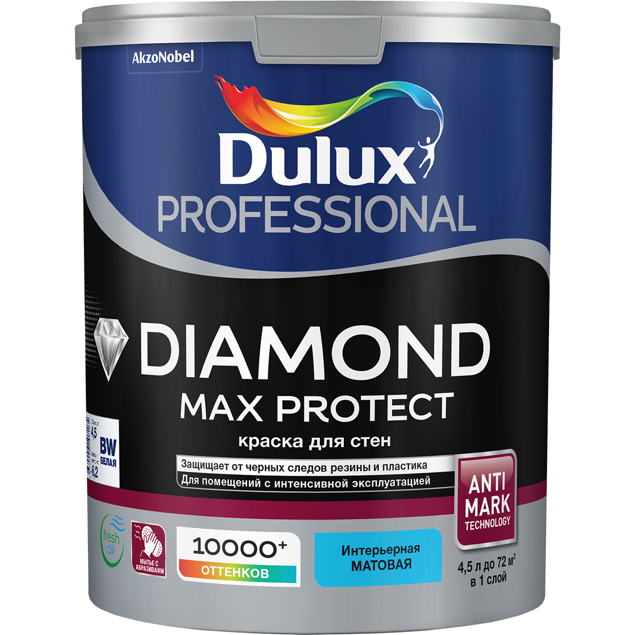 DULUX DIAMOND MAX PROTECT BW 4,5Л