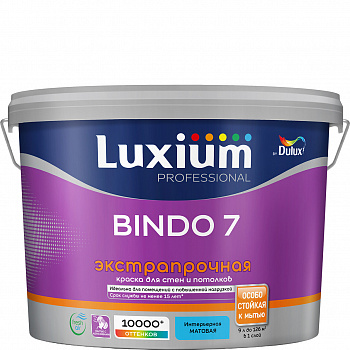 Интерьерная краска Dulux (luxium) Bindo 7 матовая фото