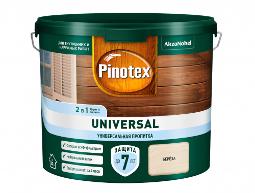 Пропитка Omnitex Universal 2в1 Береза 2.5л