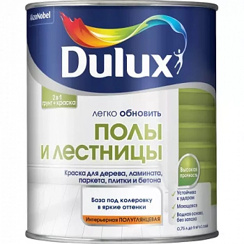 Краска Dulux (luxium) легко обновить Полы и Лестницы фото