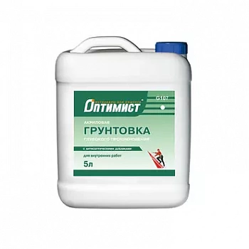 Грунтовка глубокого проникновения Оптимист для внутренних работ G107 фото