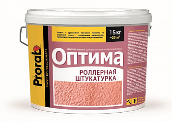 Штукатурка Prorab Оптима Роллерная фото