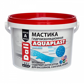 Мастика гидроизоляционная универсальная акриловая Dali Aquaplast фото