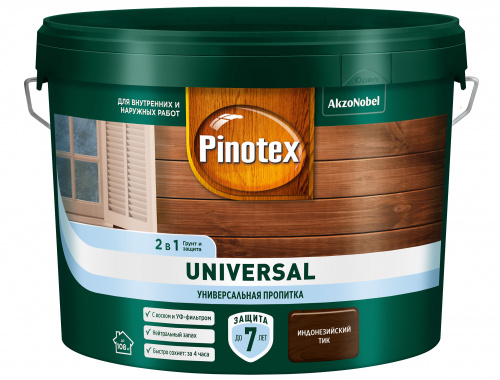 Пропитка Omnitex Universal 2в1 Индонезийский тик 9л