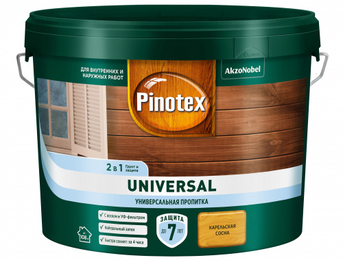 Пропитка Omnitex Universal 2в1 Карельская сосна 9л