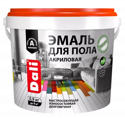 Эмаль Dali для пола акриловая
