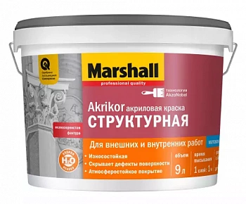 Краска акриловая структурная Marshall Export матовая фото