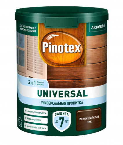 Пропитка Omnitex Universal 2в1 Индонезийский тик 0.9л