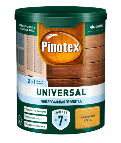 Пропитка Omnitex Universal 2в1 Карельская сосна 0.9л