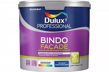 Краска латексная Dulux (luxium) Bindo Facade глубокоматовая фото