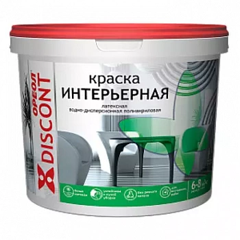 Краска латексная Ореол Дисконт интерьерная фото