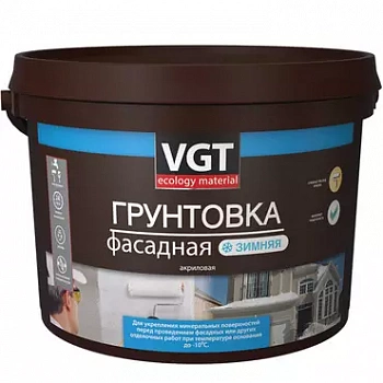 Грунтовка фасадная зимняя (до -10°С) VGT ВД-АК-0301 фото