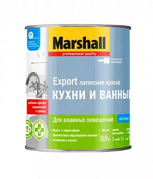 Краска латексная Marshall Export Кухни и ванные латексная фото