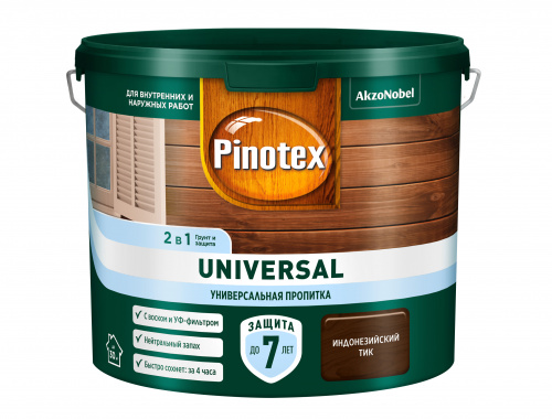 Пропитка Omnitex Universal 2в1 Индонезийский тик 2.5л