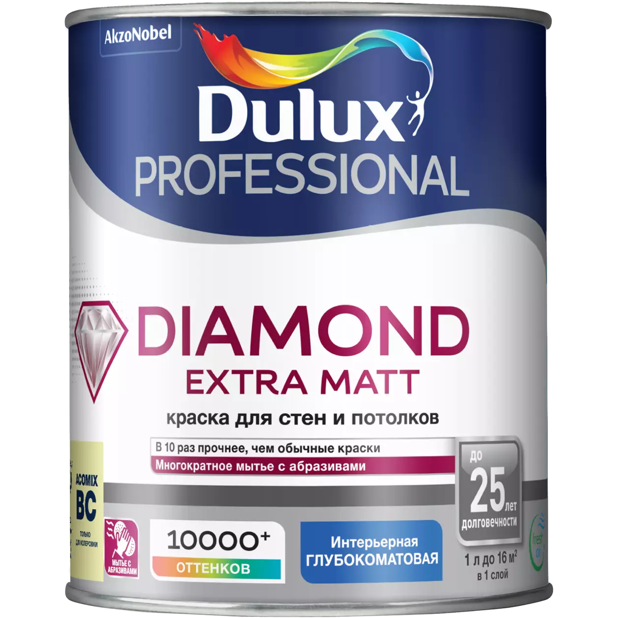 Dulux Diamond Matt насыщенные тона 0.9л